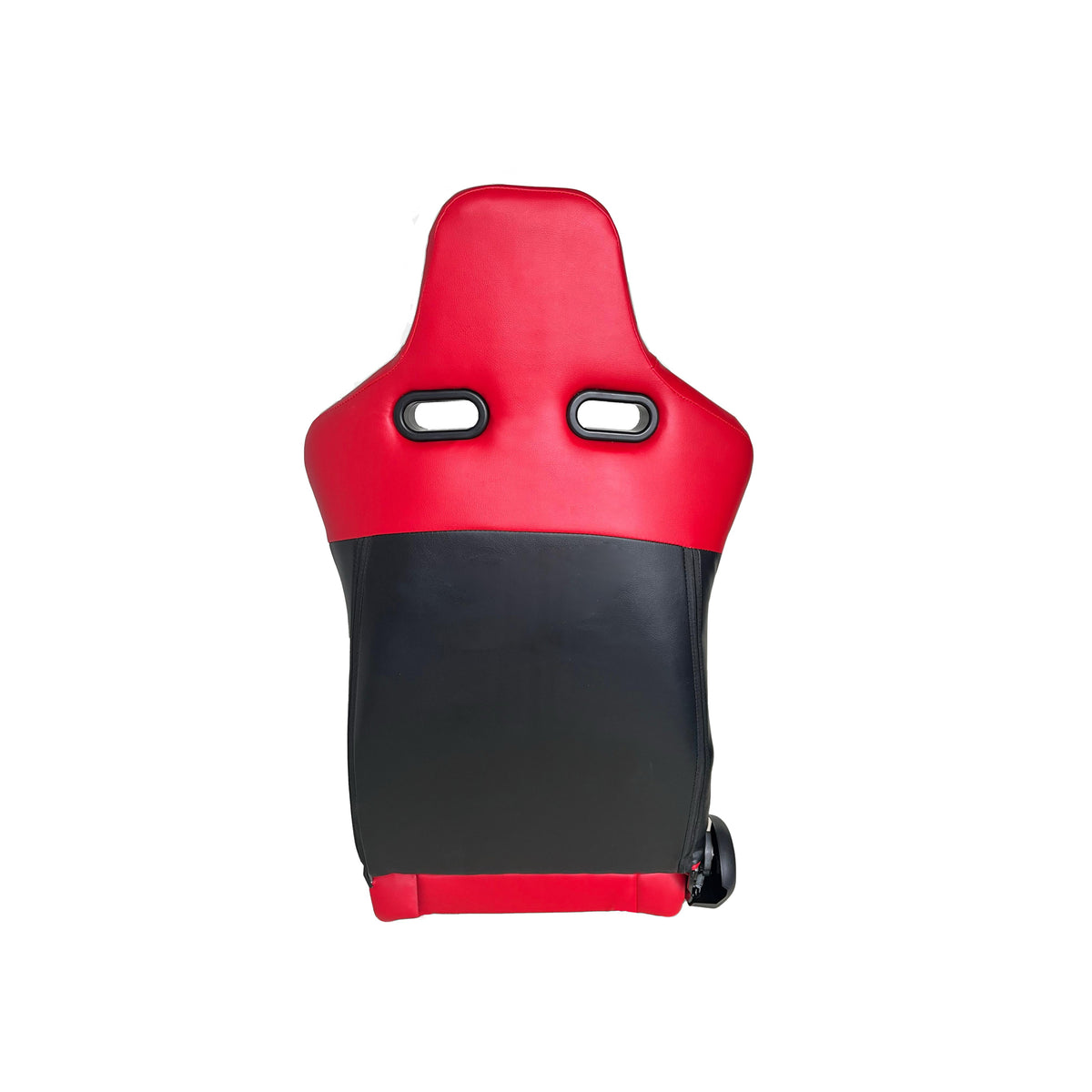 JT-B64 Adjustable Racing Seat, Black and Red Leather