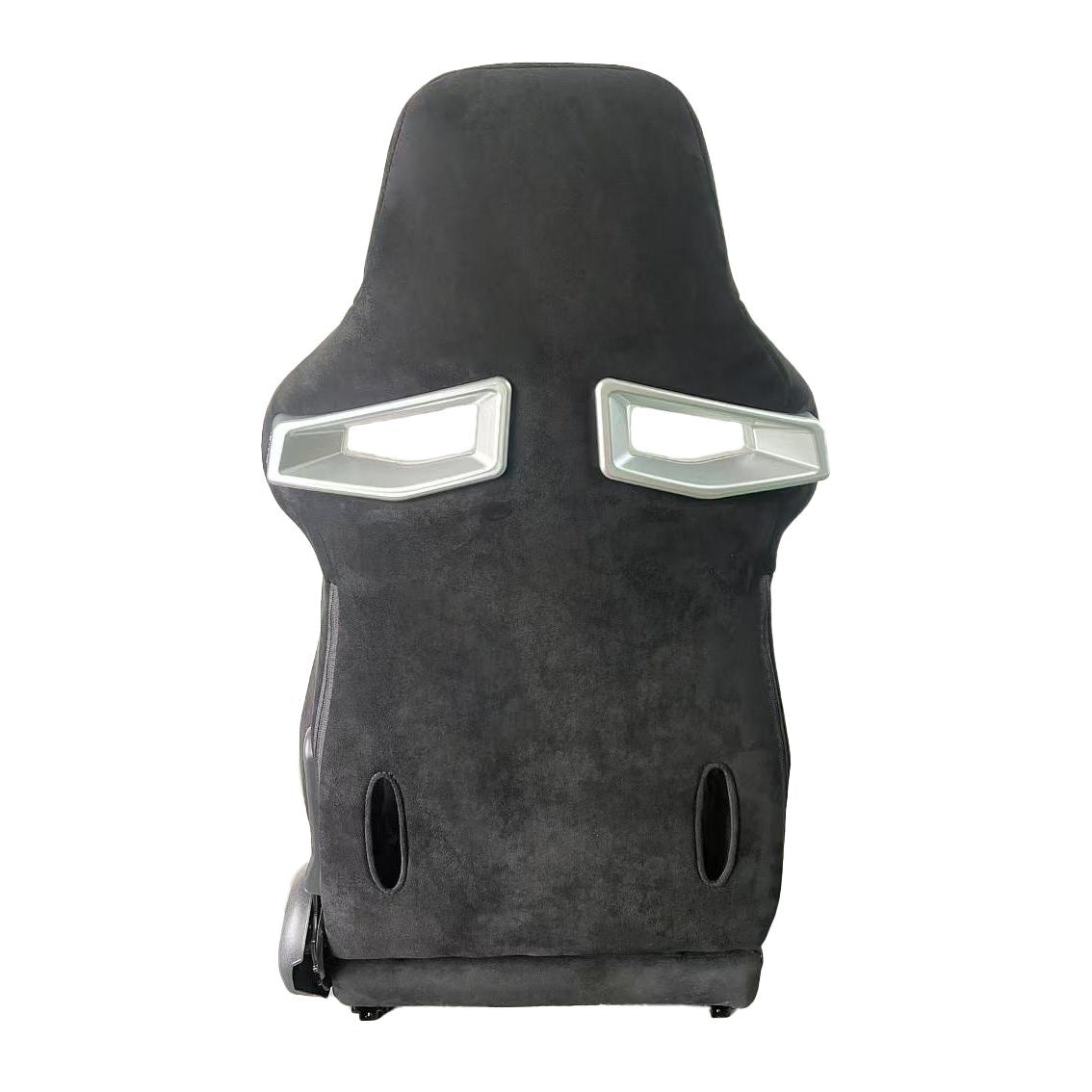 JT-B78 Adjustable Racing Seat, Black Knit, White Harness Slots