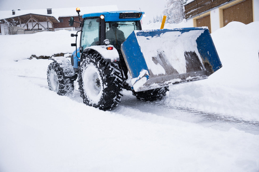 Snow Removal with a Tractor: How to Protect Your Lawn and Driveway
