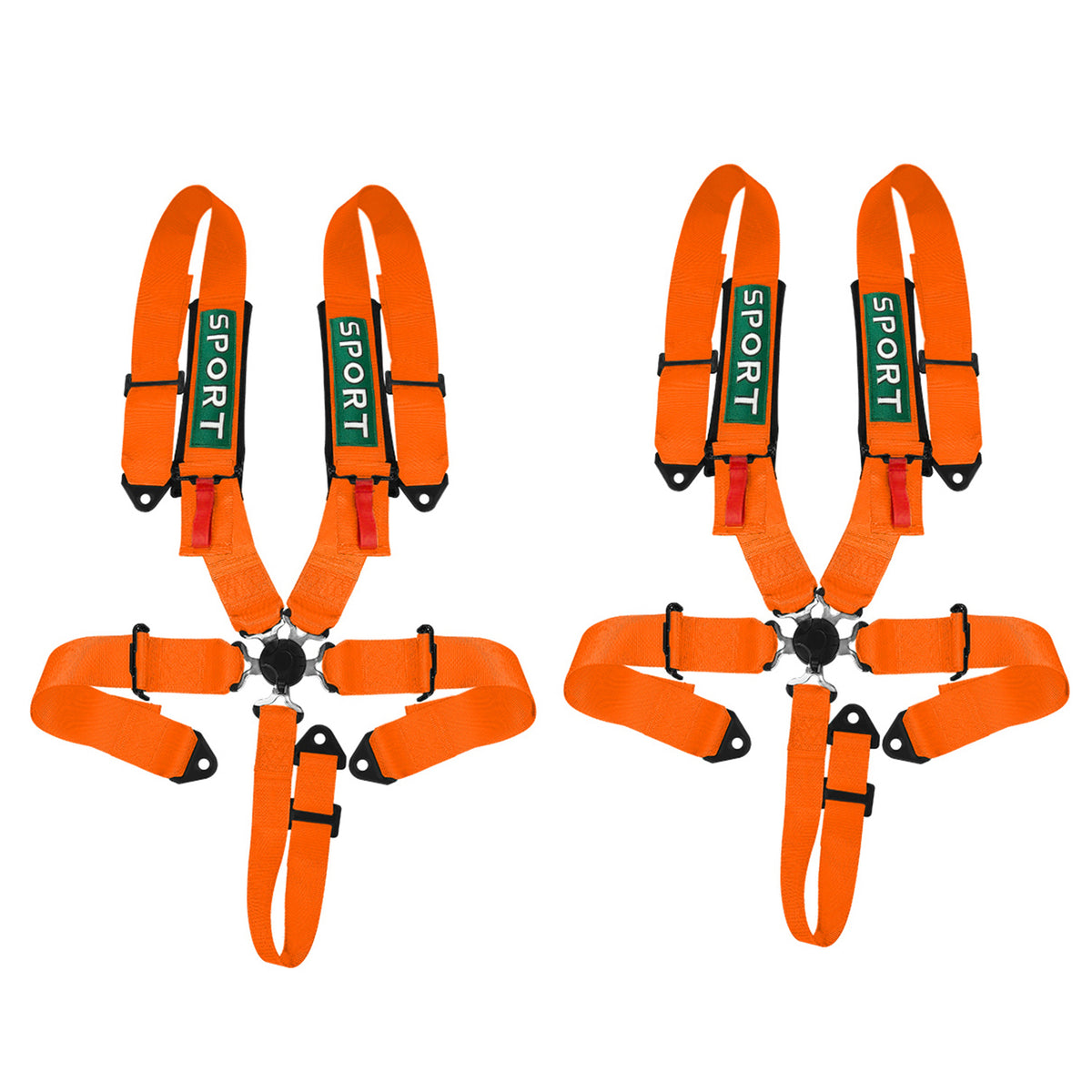 5 Point Racing Harness, 3 Inch Polyester Straps, Quick Release Buckle