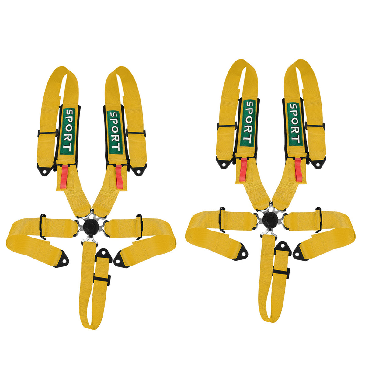 5 Point Racing Harness, 3 Inch Polyester Straps, Quick Release Buckle