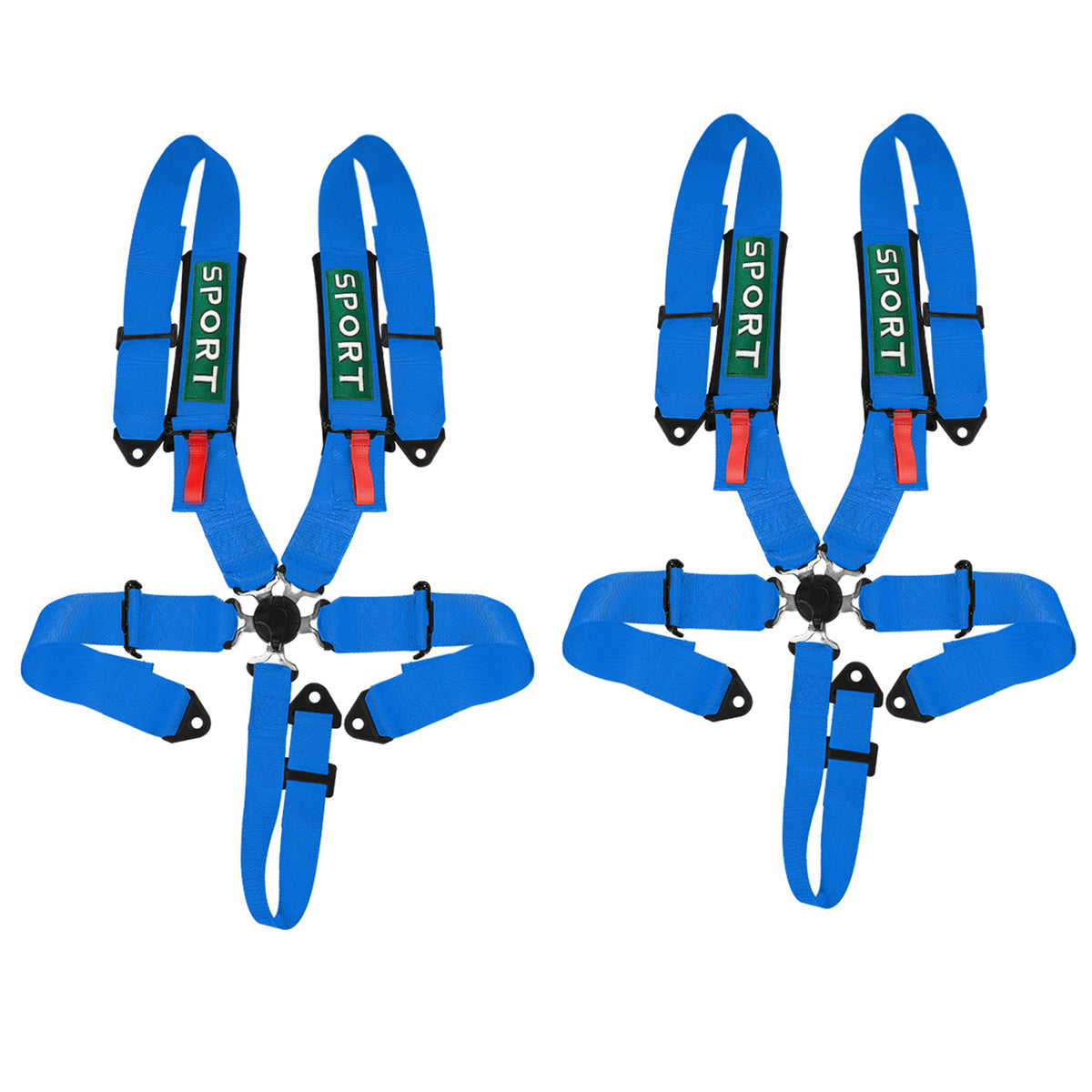 5 Point Racing Harness, 3 Inch Polyester Straps, Quick Release Buckle