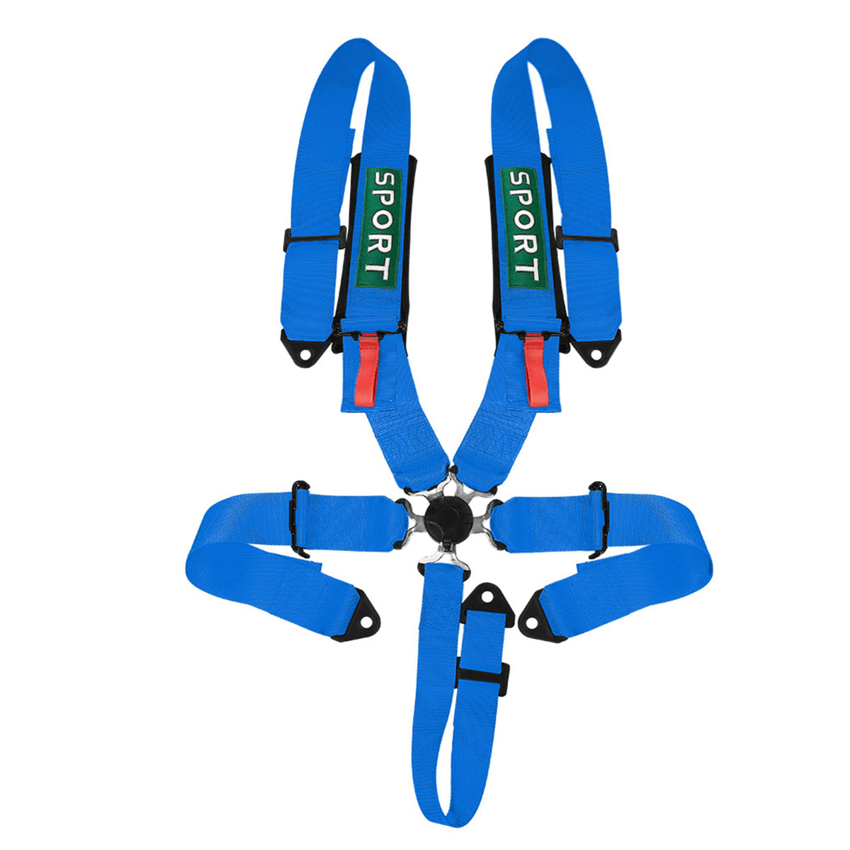 5 Point Racing Harness, 3 Inch Polyester Straps, Quick Release Buckle