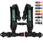 4 Point Racing Harness, 2 Inch Nylon Straps, Quick Release, 9 Colors