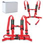4 Point Racing Harness, 2 Inch Nylon Straps, Quick Release, 9 Colors