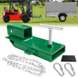 Forklift Hitch Receiver Attachment, 2 Inch, 3000 lb, with Safety Chain