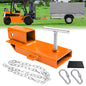 Forklift Hitch Receiver Attachment, 2 Inch, 3000 lb, with Safety Chain