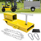 Forklift Hitch Receiver Attachment, 2 Inch, 3000 lb, with Safety Chain