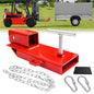 Forklift Hitch Receiver Attachment, 2 Inch, 3000 lb, with Safety Chain