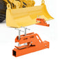 Heavy-Duty Tractor Bucket Hitch, 2 Inch Receiver with Twin T-Bolts