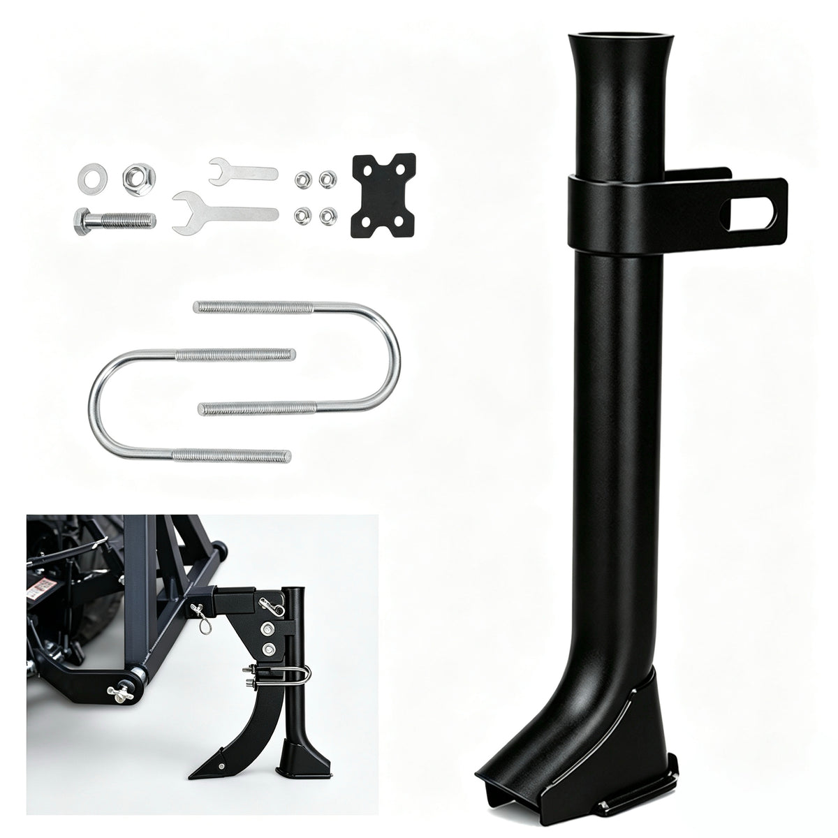 3 Point Pipe Layer Attachment for Ripper Shanks, Fits 1.15 Inch Pipe