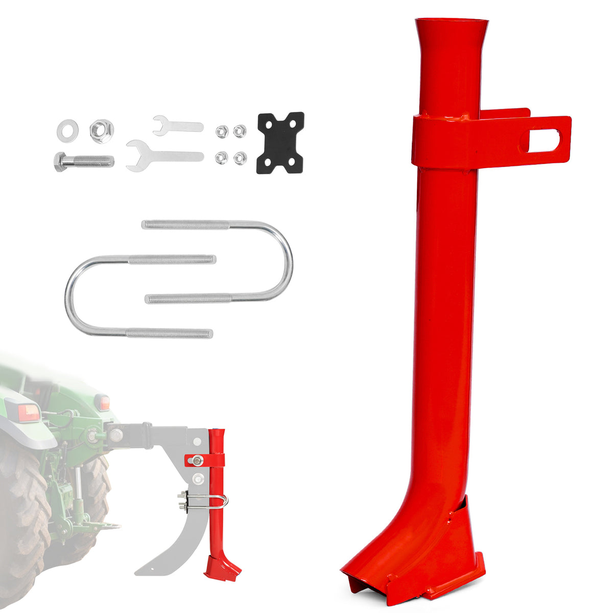 3 Point Pipe Layer Attachment for Ripper Shanks, Fits 1.15 Inch Pipe