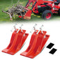 Tractor Bucket Edge Protector with Rubber Pad, 5 Inch Wide, Set of 2