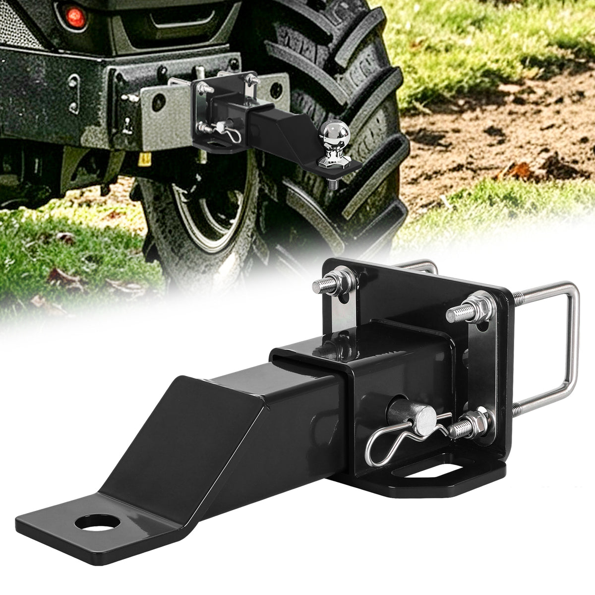 Zero Turn Mower Hitch for John Deere ZTrak, 2 Inch Receiver