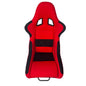 JT-B29 Fiberglass Racing Bucket Seat, Red Suede with Black Sides