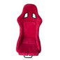 JT-B33 Fiberglass Racing Bucket Seat, Red Suede, Gold-Pink Glitter