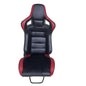 JT-B54 Adjustable Racing Seat, Leather with Carbon Fiber Back