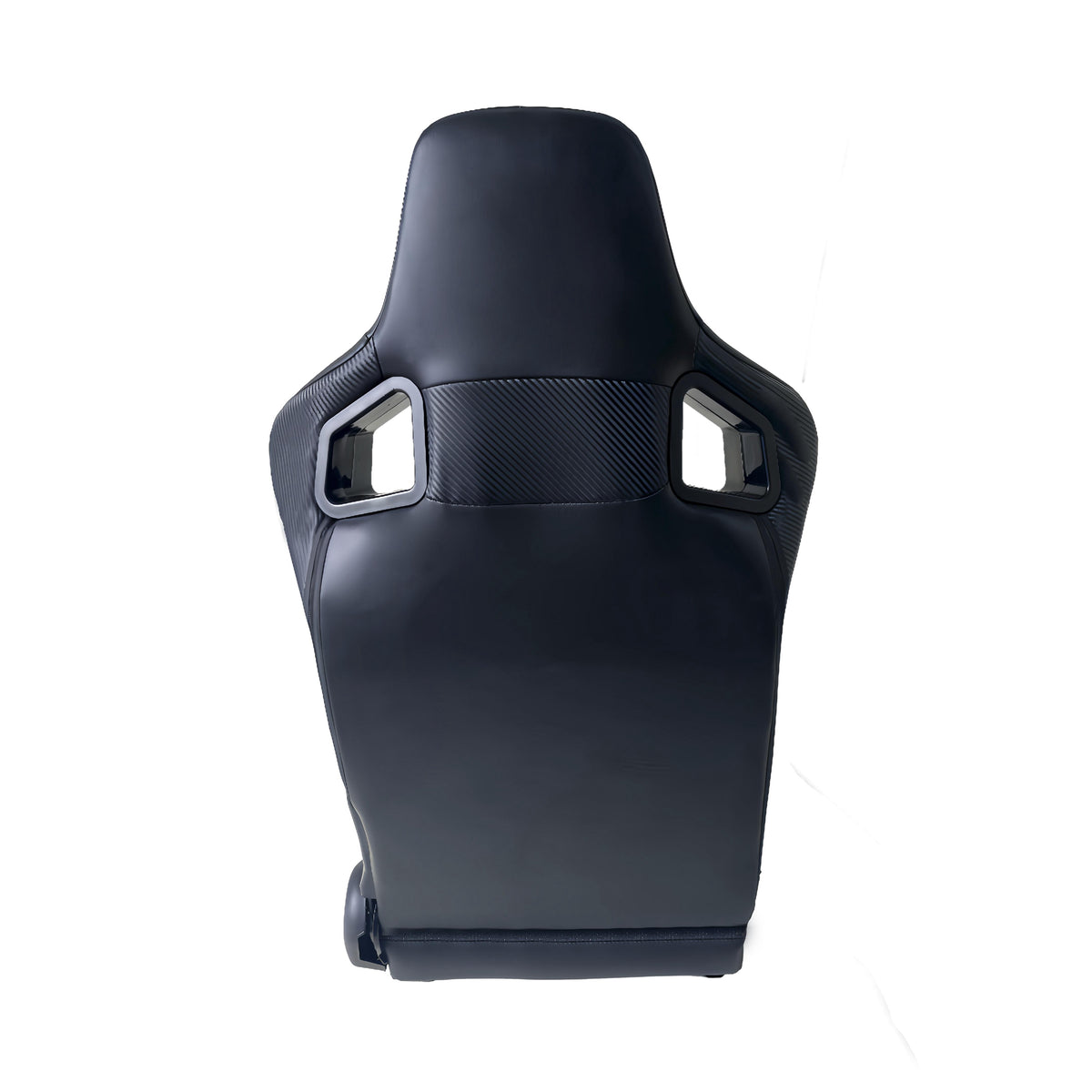 JT-B54 Adjustable Racing Seat, Leather with Carbon Fiber Back
