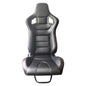 JT-B54 Adjustable Racing Seat, Leather with Carbon Fiber Back