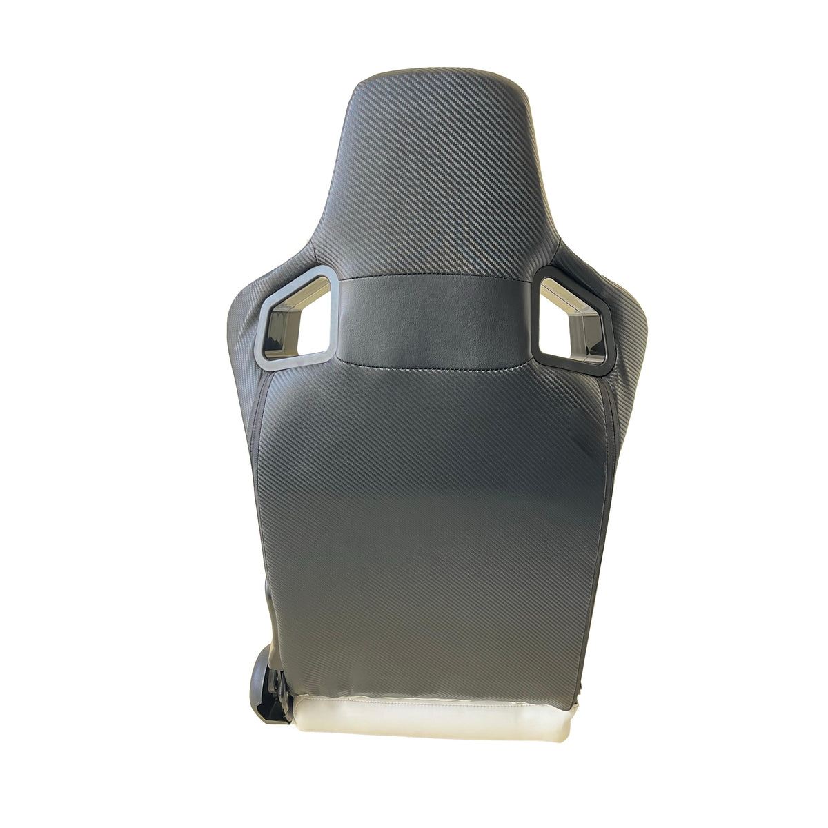 JT-B54 Adjustable Racing Seat, Leather with Carbon Fiber Back