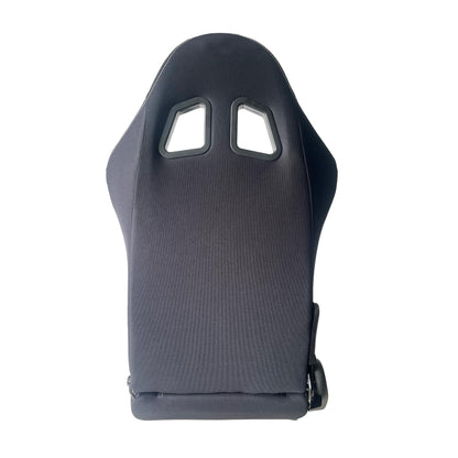 JT-B57 Adjustable Racing Seat, Black and Red, Leather or Knit