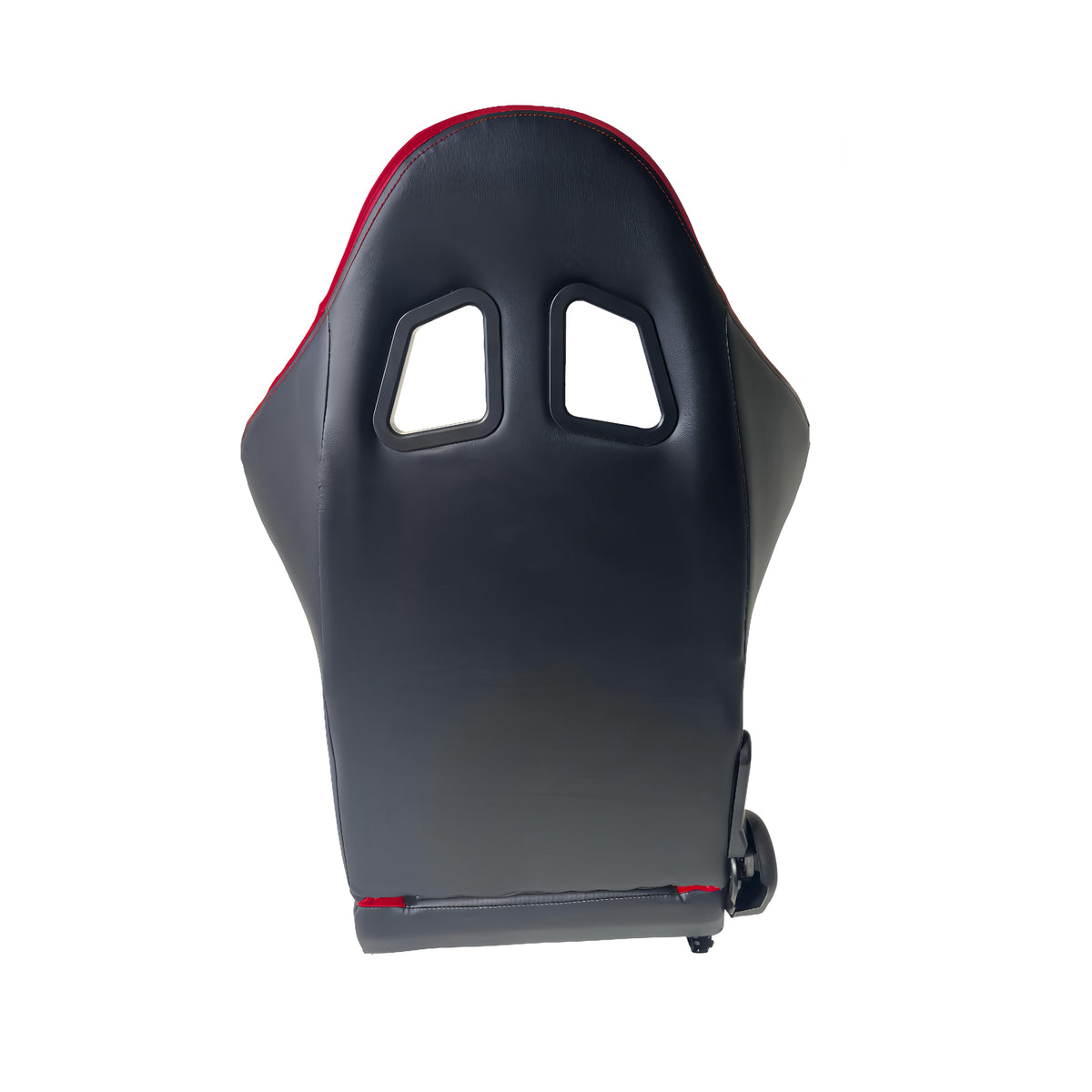 JT-B57 Adjustable Racing Seat, Black and Red, Leather or Knit