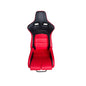 JT-B64 Adjustable Racing Seat, Black and Red Leather