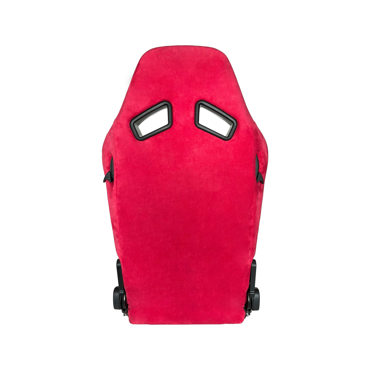 JT-B69 Quick Release Racing Seat, Dual Adjusters, Red Suede & Mesh