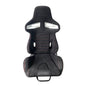 JT-B78 Adjustable Racing Seat, Black Knit, White Harness Slots